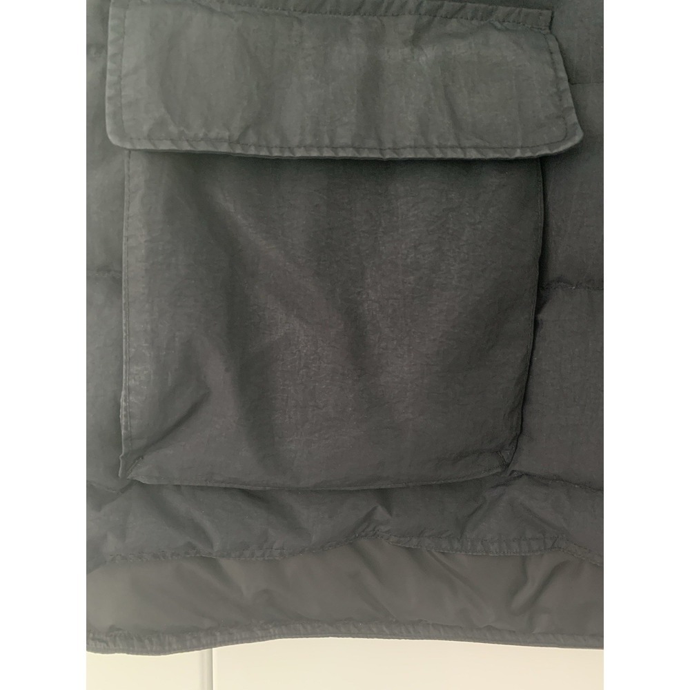 VTG PURE Polaris Puffy Vest Black Blue Duck Down Feathers Mens Size XL RARE - Picture 8 of 16